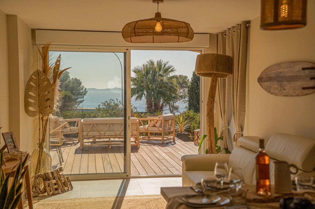 Logement Vue Mer Splendide - Situe A 50 Metres Du Bord De Mer Et 2 Minutes Des Plages - Bandolina Zewnętrze zdjęcie