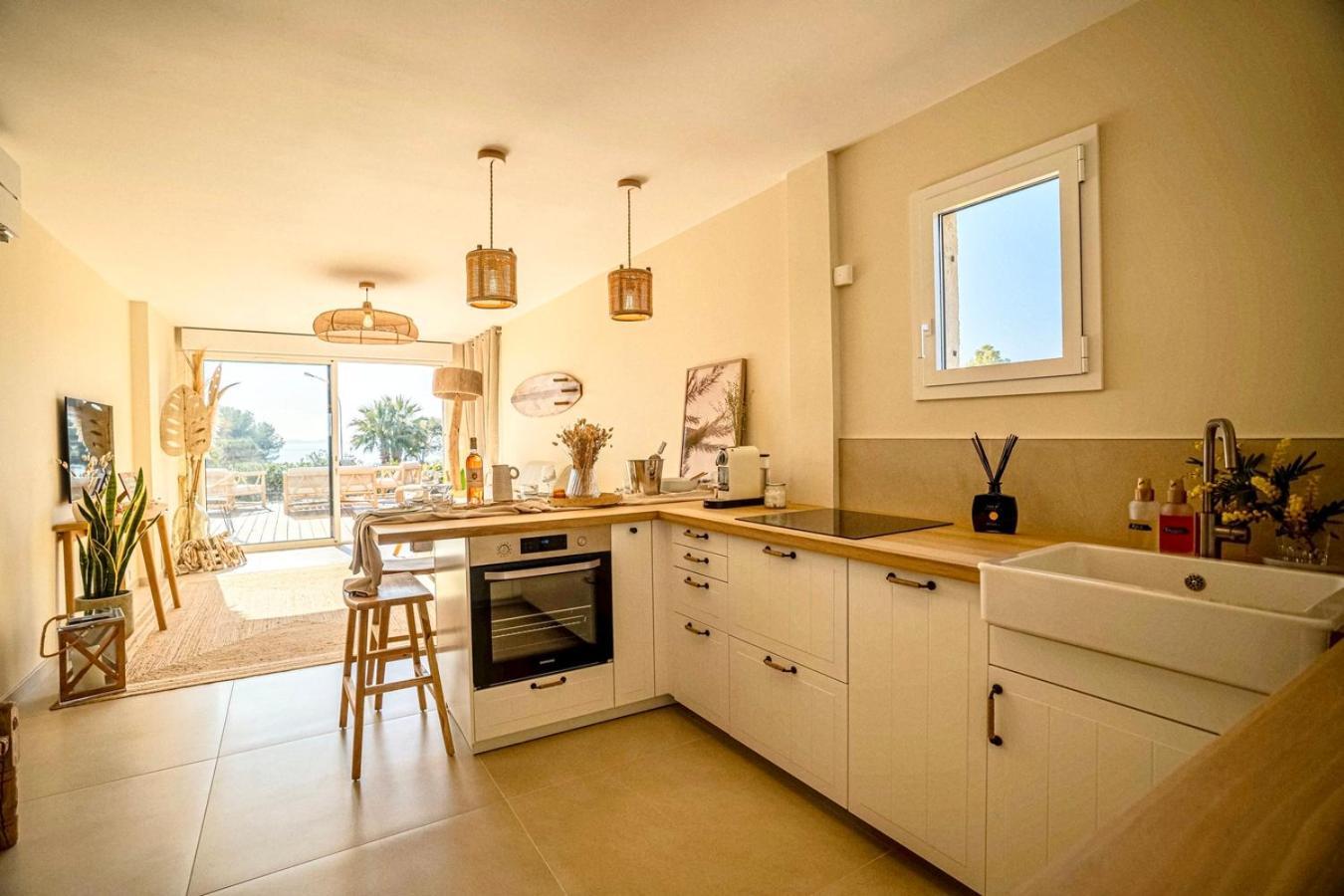 Logement Vue Mer Splendide - Situe A 50 Metres Du Bord De Mer Et 2 Minutes Des Plages - Bandolina Zewnętrze zdjęcie